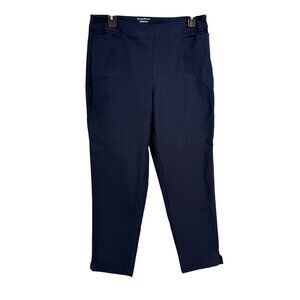 Tommy Bahama Islandzone Navy Blue Ankle Pants Women's Size 8